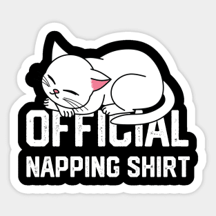 official napping shirt Sticker